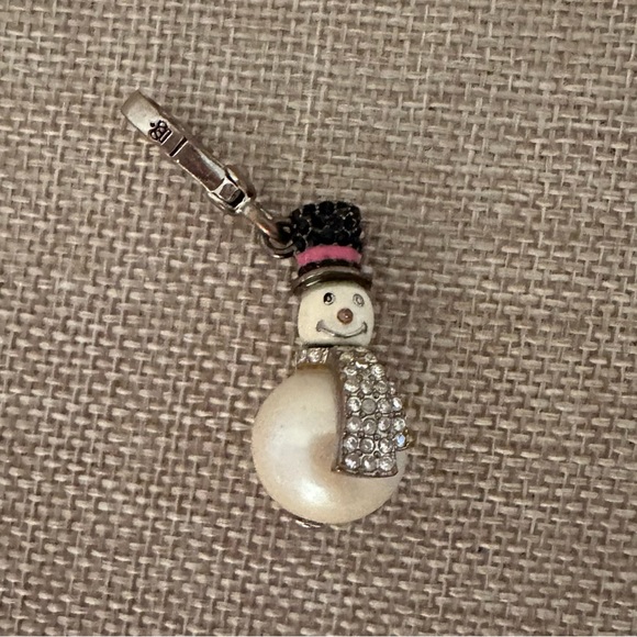 Juicy Couture Jewelry - Juicy Couture vintage Y2K snowman charm with Swarovski crystals